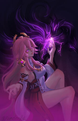 Yae Miko from Genshin Impact